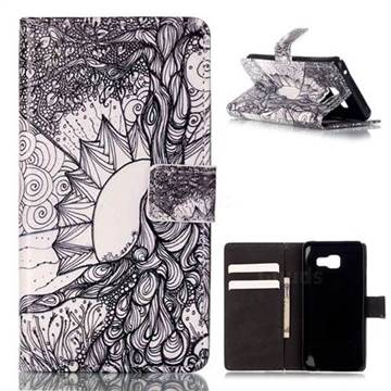 Old Tree of Life Leather Wallet Case for Samsung Galaxy A3 2016 A310