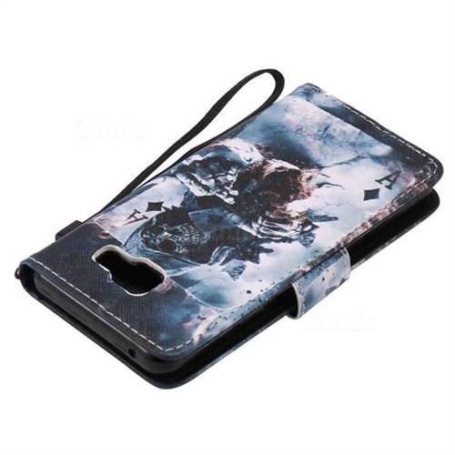 Skull Magician Pu Leather Wallet Case For Samsung Galaxy A3 2016 A310 Leather Case Guuds 9656