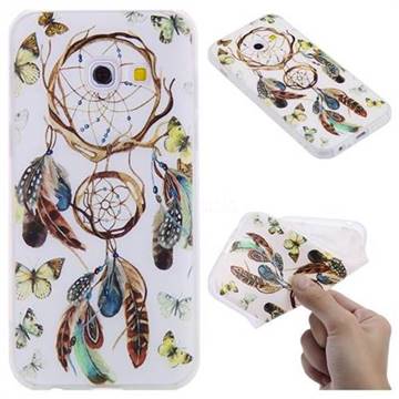 Color Wind Chimes 3D Relief Matte Soft TPU Back Cover for Samsung Galaxy A3 2017 A320