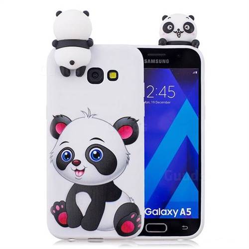 Panda Girl Soft 3D Climbing Doll Soft Case for Samsung Galaxy A3 2017 A320