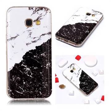 Black and White Soft TPU Marble Pattern Phone Case for Samsung Galaxy A3 2017 A320