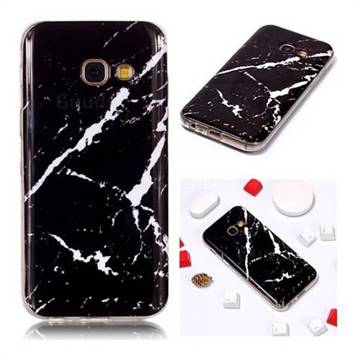 Black Rough white Soft TPU Marble Pattern Phone Case for Samsung Galaxy A3 2017 A320