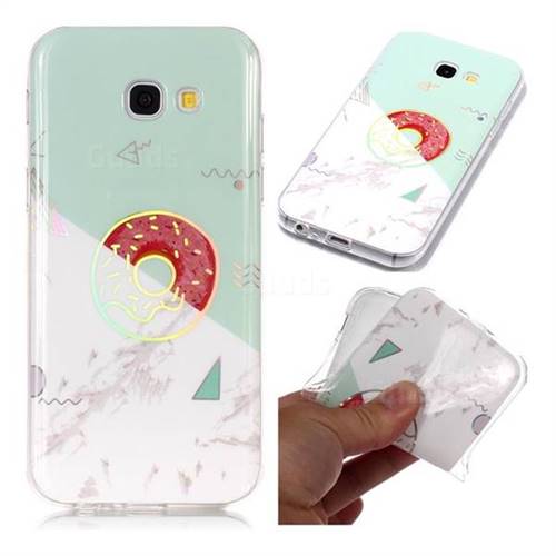 Donuts Marble Pattern Bright Color Laser Soft TPU Case for Samsung Galaxy A3 2017 A320
