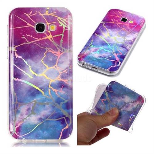 Dream Sky Marble Pattern Bright Color Laser Soft TPU Case for Samsung Galaxy A3 2017 A320
