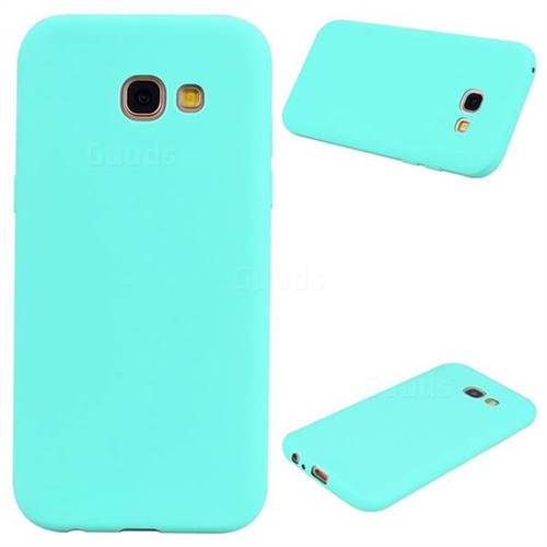 Candy Soft Silicone Protective Phone Case for Samsung Galaxy A3 2017 A320 - Light Blue