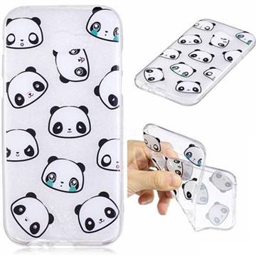 Expression Bear Super Clear Soft TPU Back Cover for Samsung Galaxy A3 2017 A320