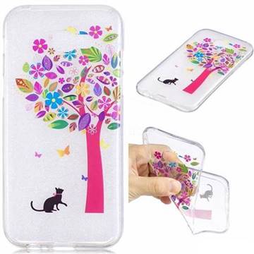 Tree cat Super Clear Soft TPU Back Cover for Samsung Galaxy A3 2017 A320