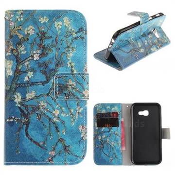 Apricot Tree PU Leather Wallet Case for Samsung Galaxy A3 2017 A320
