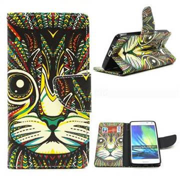 Cat Leather Wallet Case for Samsung Galaxy A5 A500 A500F A5009