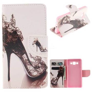 High Heels PU Leather Wallet Case for Samsung Galaxy A5 2015 A500