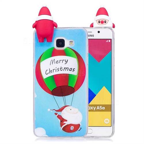 Balloon Santa Claus Soft 3D Climbing Doll Soft Case for Samsung Galaxy A5 2016 A510