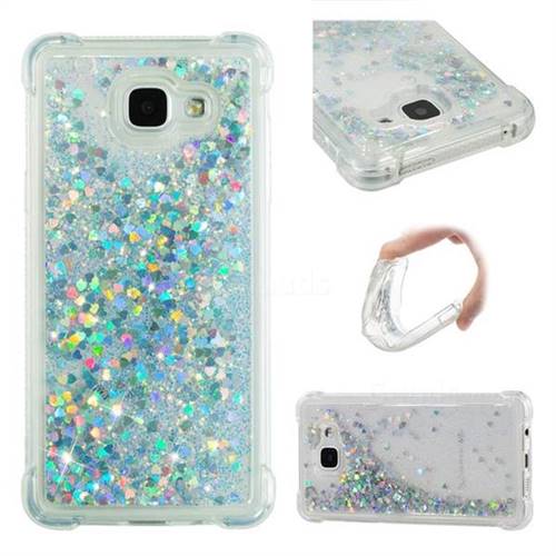 Dynamic Liquid Glitter Sand Quicksand Star TPU Case for Samsung Galaxy A5 2016 A510 - Silver