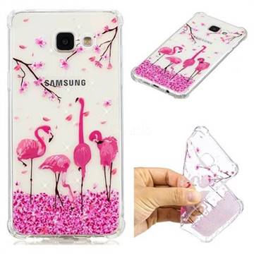 Cherry Flamingo Anti-fall Clear Varnish Soft TPU Back Cover for Samsung Galaxy A5 2016 A510