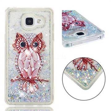 Seashell Owl Dynamic Liquid Glitter Quicksand Soft TPU Case for Samsung Galaxy A5 2016 A510