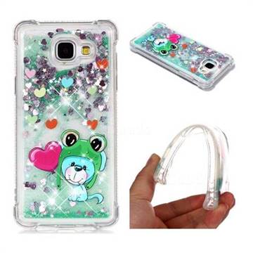 Heart Frog Lion Dynamic Liquid Glitter Sand Quicksand Star TPU Case for Samsung Galaxy A5 2016 A510