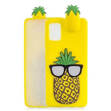Big Pineapple Soft 3D Climbing Doll Soft Case for Samsung Galaxy A51 5G