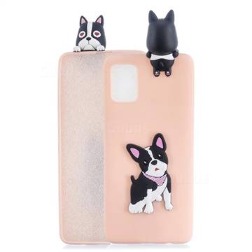 Cute Dog Soft 3D Climbing Doll Soft Case for Samsung Galaxy A51 5G