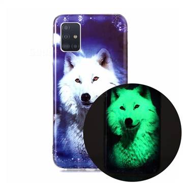 Galaxy Wolf Noctilucent Soft TPU Back Cover for Samsung Galaxy A51 5G
