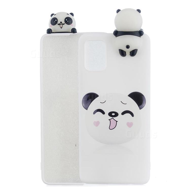 Smiley Panda Soft 3D Climbing Doll Soft Case for Samsung Galaxy A51 5G
