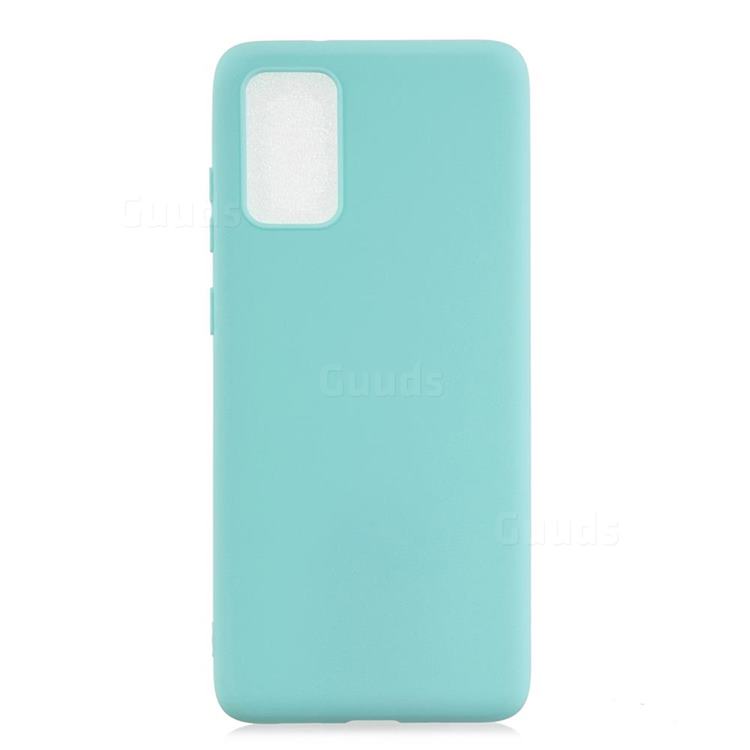 Candy Soft Silicone Protective Phone Case for Samsung Galaxy A51 5G - Light Blue