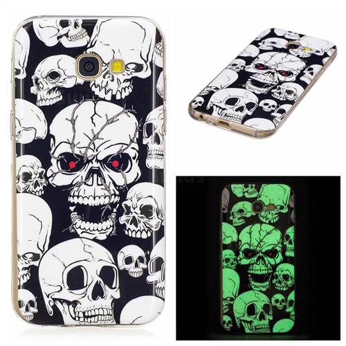 Red-eye Ghost Skull Noctilucent Soft TPU Back Cover for Samsung Galaxy A5 2017 A520
