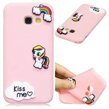 Kiss me Pony Soft 3D Silicone Case for Samsung Galaxy A5 2017 A520