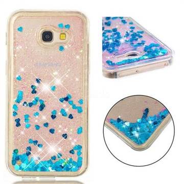 Dynamic Liquid Glitter Quicksand Sequins TPU Phone Case for Samsung Galaxy A5 2017 A520 - Blue