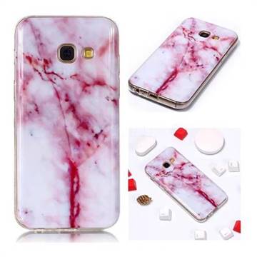 Red Grain Soft TPU Marble Pattern Phone Case for Samsung Galaxy A5 2017 A520