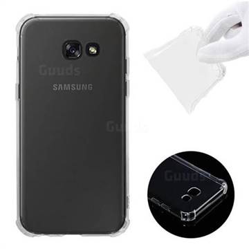 Anti-fall Clear Soft Back Cover for Samsung Galaxy A5 2017 A520 - Transparent