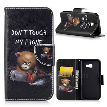 Chainsaw Bear Leather Wallet Case for Samsung Galaxy A5 2017 A520