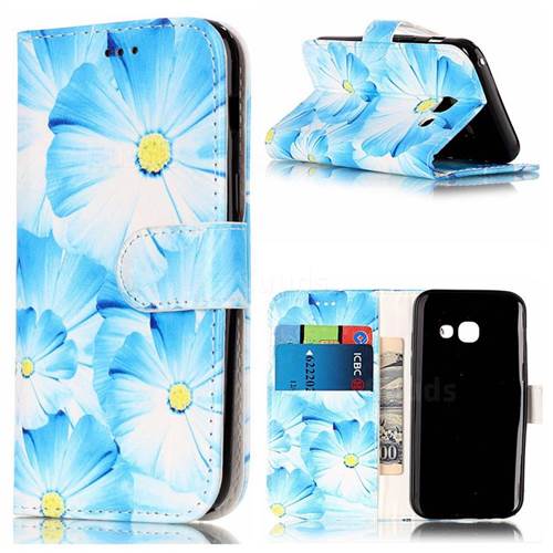 Orchid Flower PU Leather Wallet Case for Samsung Galaxy A5 2017 A520