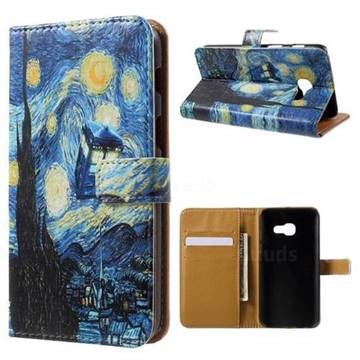 Lighthouse Painting Leather Wallet Case for Samsung Galaxy A5 2017 A520 -  Leather Case - Guuds