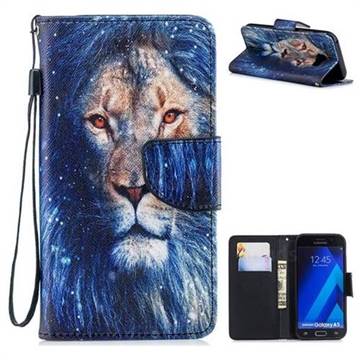 Lion PU Leather Wallet Phone Case for Samsung Galaxy A5 2017 A520