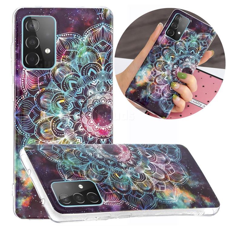 Datura Flowers Noctilucent Soft TPU Back Cover for Samsung Galaxy A52 5G