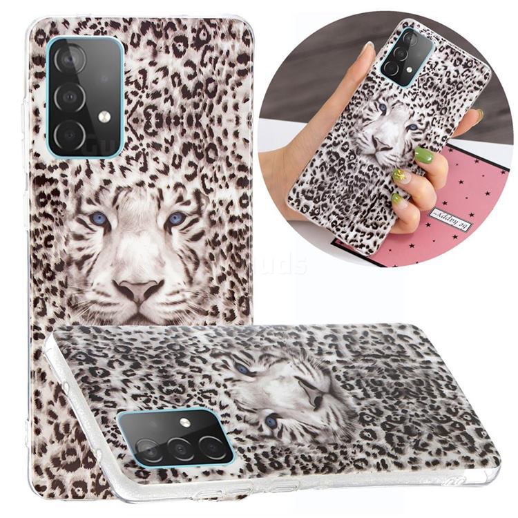 Leopard Tiger Noctilucent Soft TPU Back Cover for Samsung Galaxy A52 5G
