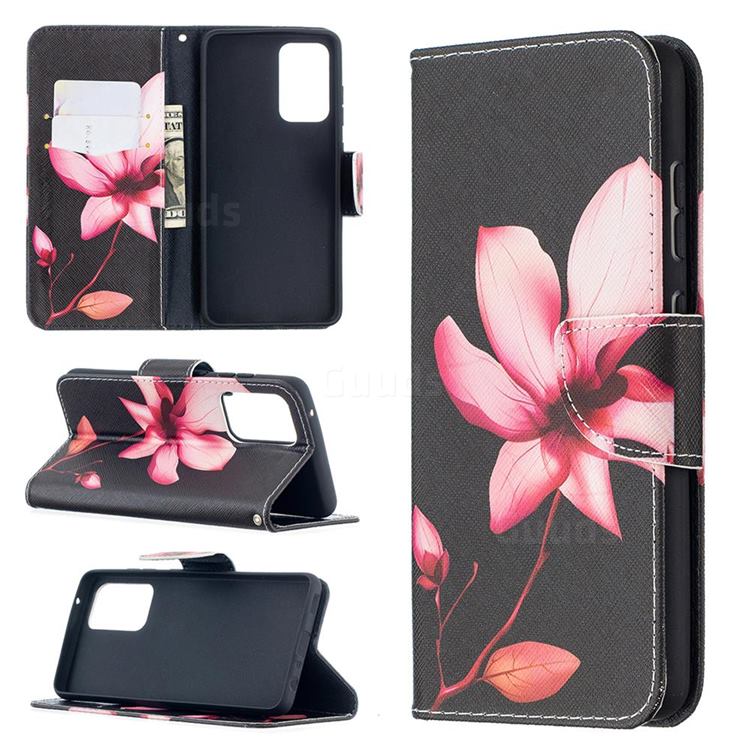 Lotus Flower Leather Wallet Case for Samsung Galaxy A52 (4G, 5G)