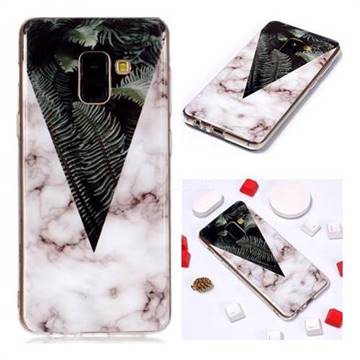 Leaf Soft TPU Marble Pattern Phone Case for Samsung Galaxy A8 2018 A530
