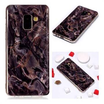 Brown Soft TPU Marble Pattern Phone Case for Samsung Galaxy A8 2018 A530