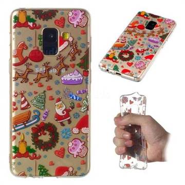 Christmas Playground Super Clear Soft TPU Back Cover for Samsung Galaxy A8 2018 A530