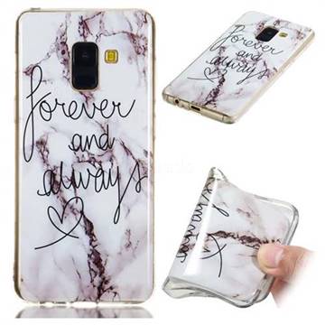 Forever Soft TPU Marble Pattern Phone Case for Samsung Galaxy A8 2018 A530