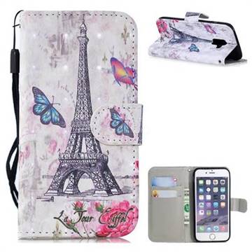 Paris Tower 3D Painted Leather Wallet Phone Case for Samsung Galaxy A8 2018 A530