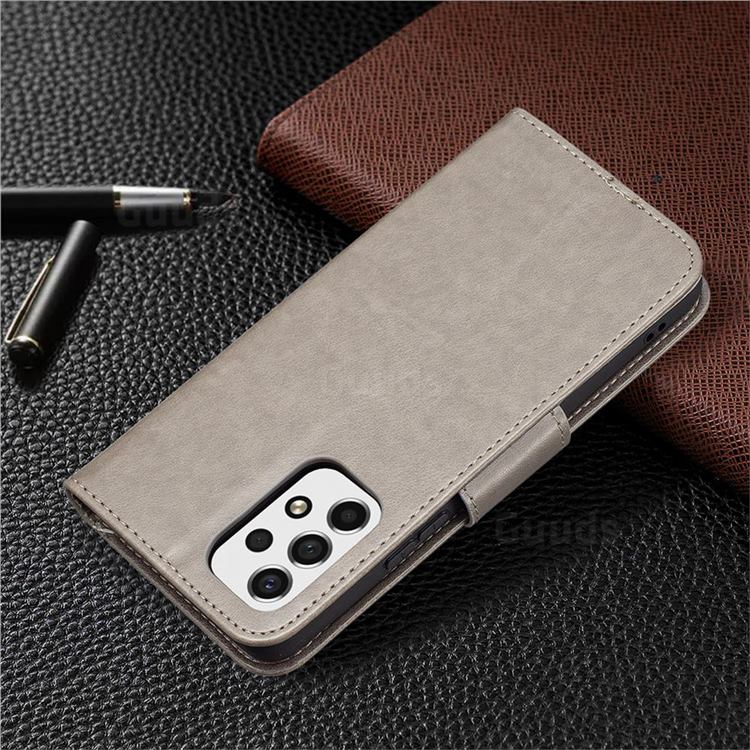 Embossing Double Butterfly Leather Wallet Case for Samsung Galaxy A53 ...