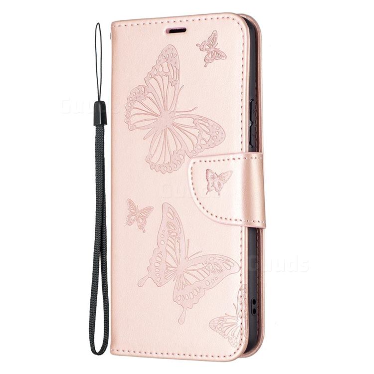 Embossing Double Butterfly Leather Wallet Case for Samsung Galaxy A53 ...