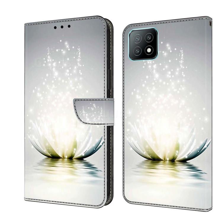 Flare lotus Crystal PU Leather Protective Wallet Case Cover for Samsung Galaxy A53 5G