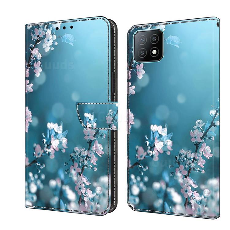 Plum Blossom Crystal PU Leather Protective Wallet Case Cover for Samsung Galaxy A53 5G