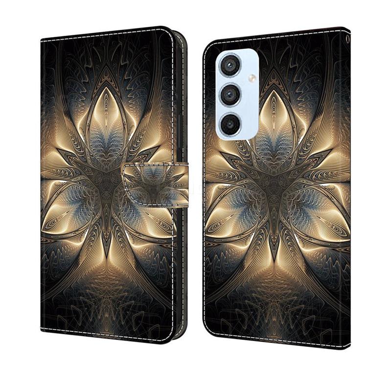 Resplendent Mandala Crystal PU Leather Protective Wallet Case Cover for Samsung Galaxy A54 5G