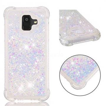 Dynamic Liquid Glitter Sand Quicksand Star TPU Case for Samsung Galaxy A6 (2018) - Pink