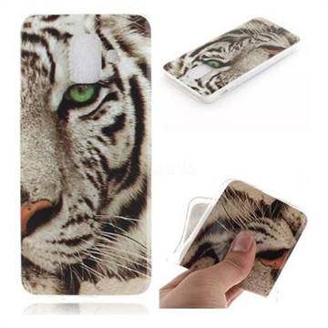 White Tiger IMD Soft TPU Back Cover for Samsung Galaxy A6 (2018)