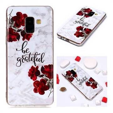 Rose Soft TPU Marble Pattern Phone Case for Samsung Galaxy A6 (2018)