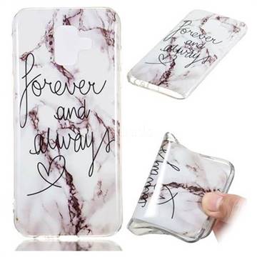 Forever Soft TPU Marble Pattern Phone Case for Samsung Galaxy A6 (2018)